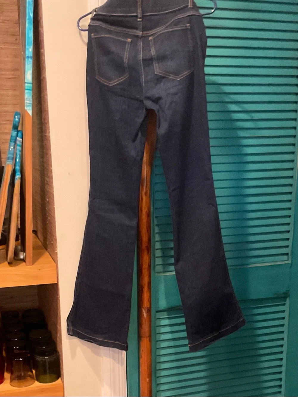 SPANX Dark Indigo Flare Jeans